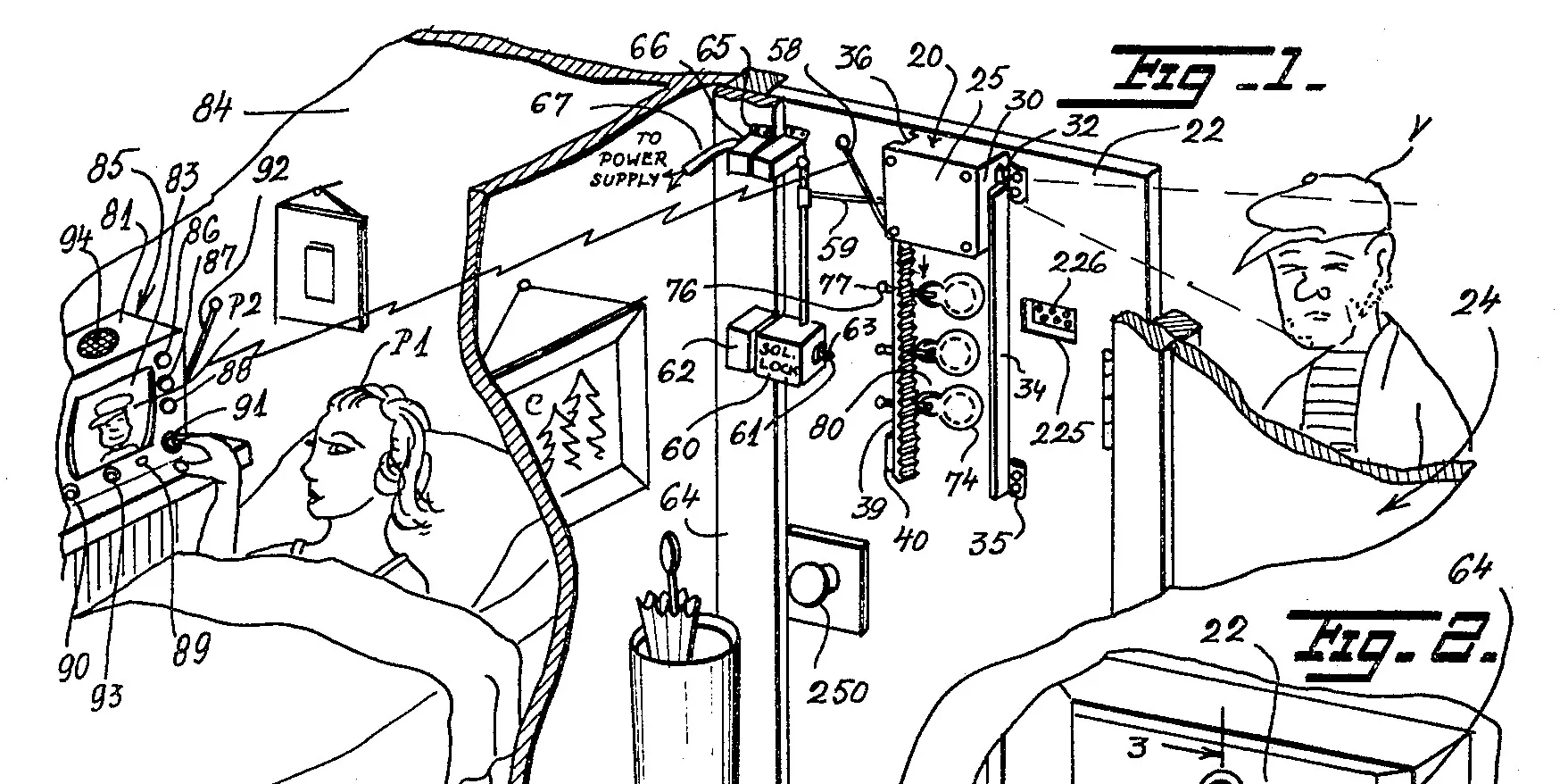 Historical archive of Home Security System Utilizing Television Surveillance